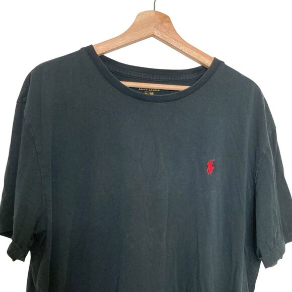 Polo Ralph Lauren Men's Adult X Large Crew T-Shirt  Red Pony Embroidered Logo - Picture 3 of 9